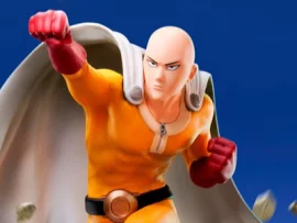 Figurine One Punch Man - Saitama attaque