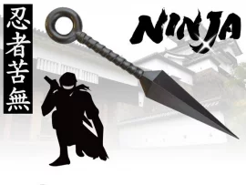 Kunai de ninja en plastique